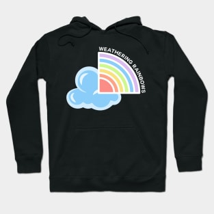 Weathering Rainbows Logo Hoodie